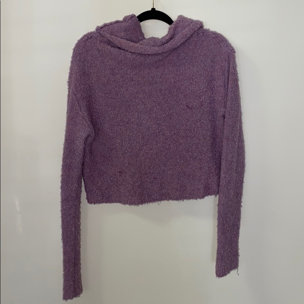 Free People cropped turtleneck sweater